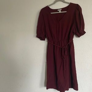 Maroon dress